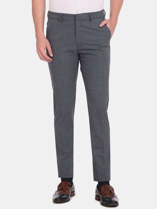 Arrow Men's Pleat-Front Formal Trousers : Amazon.in: Fashion