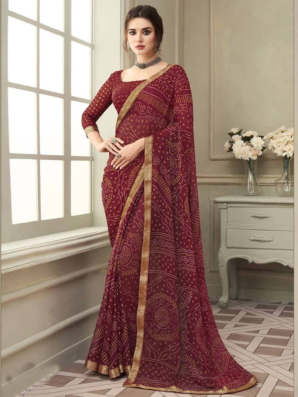 Banarasi Soft Silk Maroon COLOUR saree