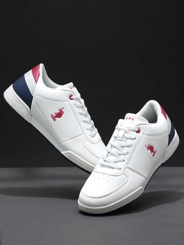 White cheap printed shoes