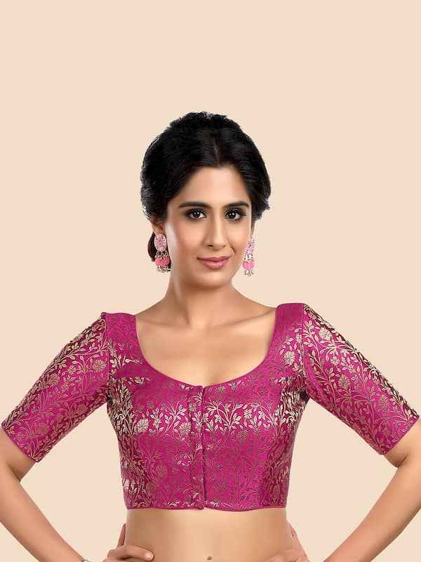 Details 147+ banarasi saree blouse designs images latest