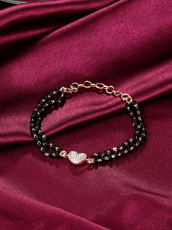 Mangalsutra bracelet deals with alphabet