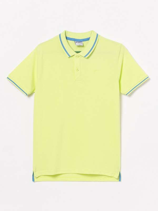 Boys lime green polo cheap