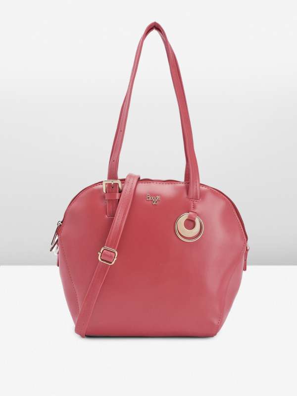 Baggit pink handbag discount