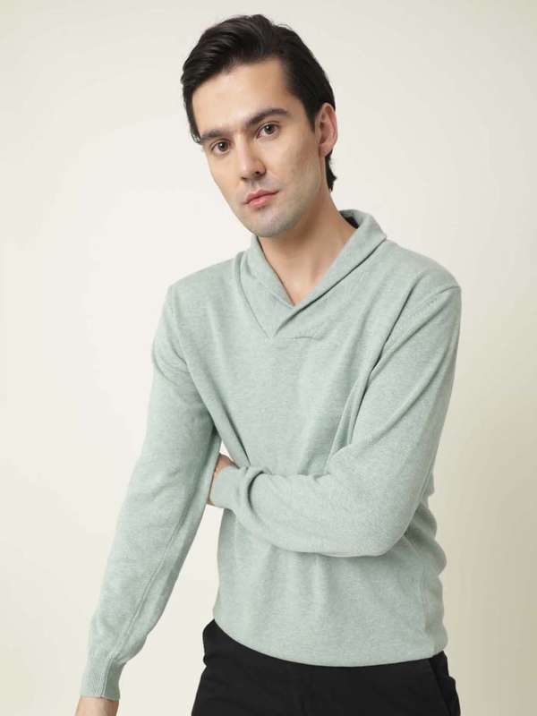 Mens v sales neck sweatshirt