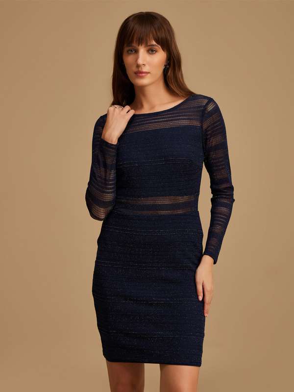 Blue Women Dresses Kazo Buy Blue Women Dresses Kazo online in India