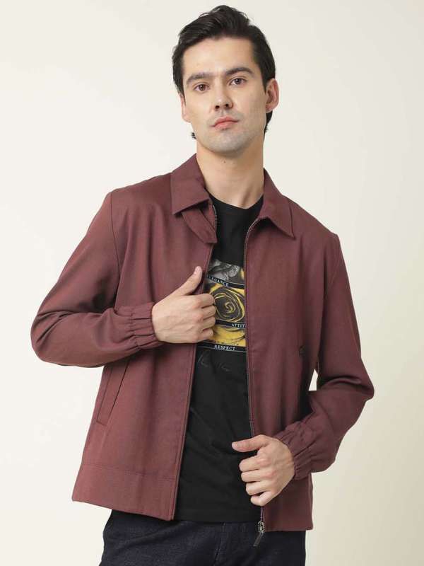 Maroon jacket for boys on sale
