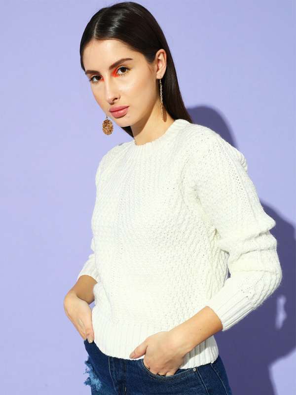 White sweater women on sale