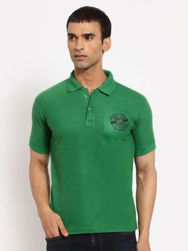 Grey Melange Polo T-shirt  Buy Customized T-shirts Online in India
