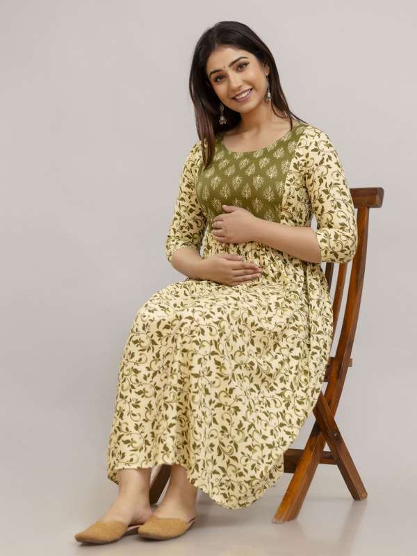 Ethnic dresses for pregnant ladies top