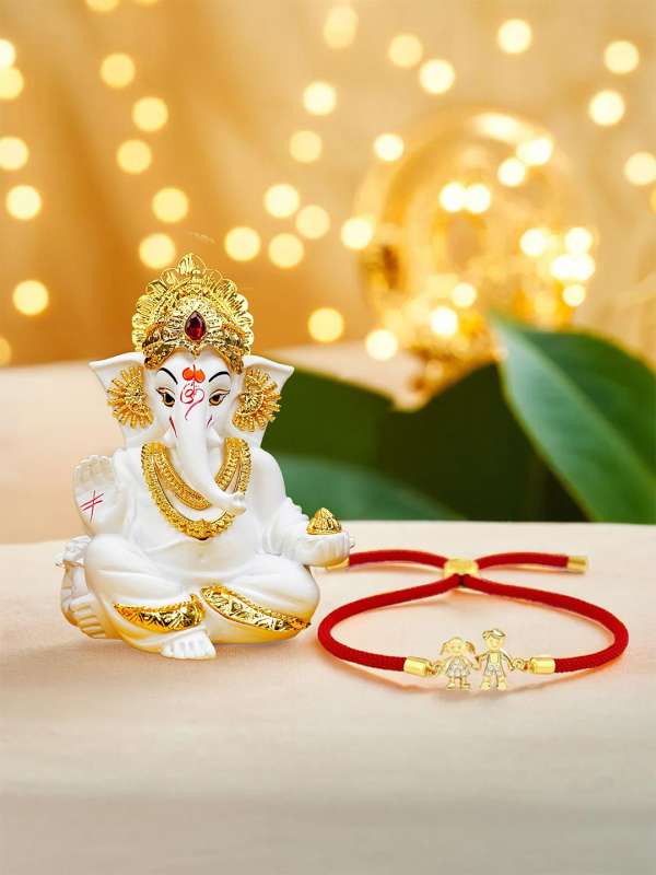 Earrings for ganpati idol hot sale