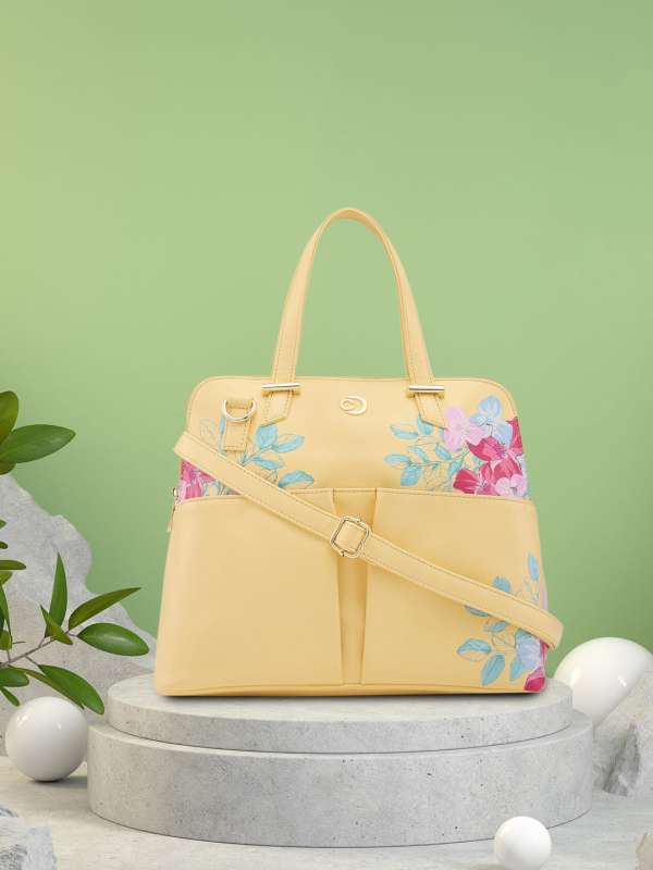 Caprese Yellow Handbag Buy Caprese Yellow Handbag online in India