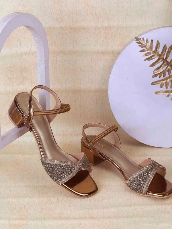 Gold t strap heels new arrivals
