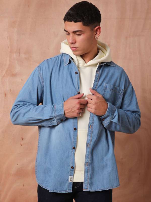 Denim Shirts Kurtis Buy Denim Shirts Kurtis online in India