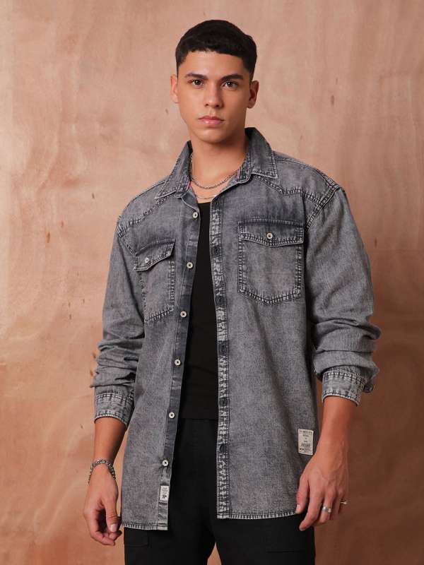 Denim shirt xxl store