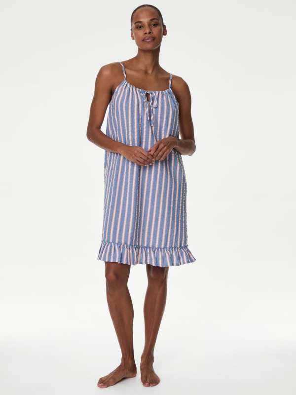 Marks and spencer fleece nightdress sale
