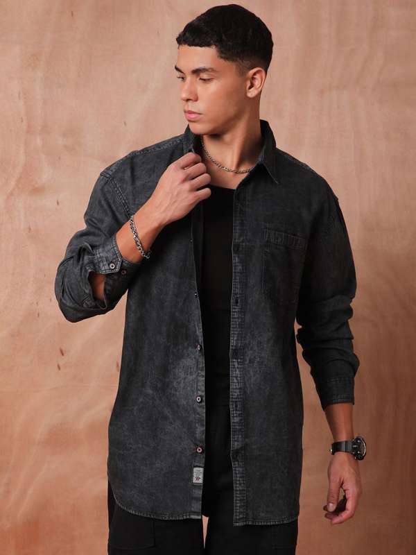 Denim Shirts Kurtis Buy Denim Shirts Kurtis online in India