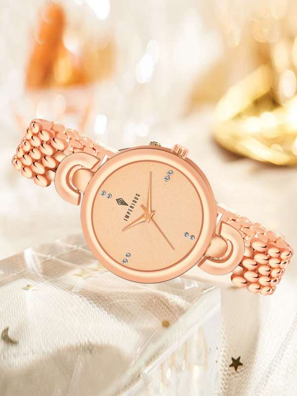 River island watch rose gold on sale