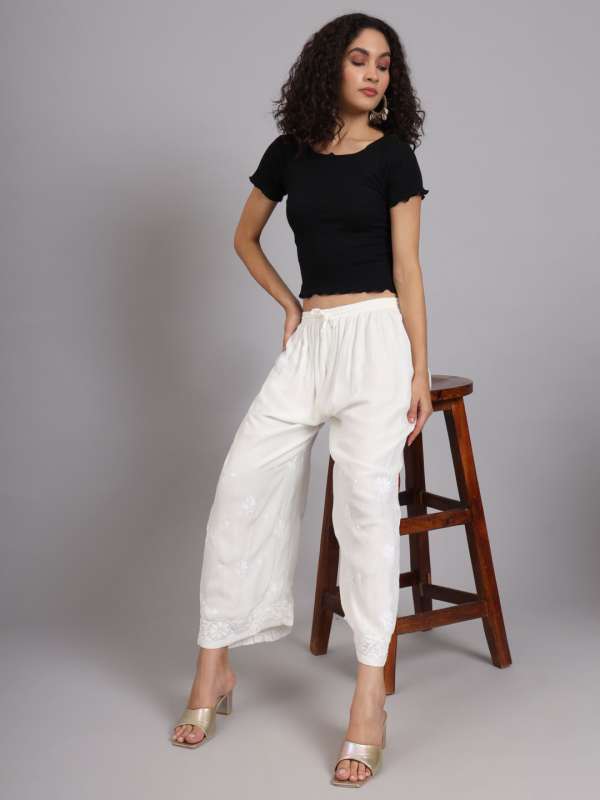 Palazzos Buy Palazzo Pants Online for Women Myntra
