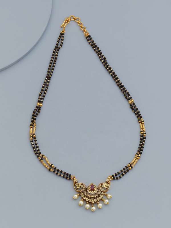 Mangalsutra Upto 55 Off Shop for Gold Plated Mangalsutras Online Myntra