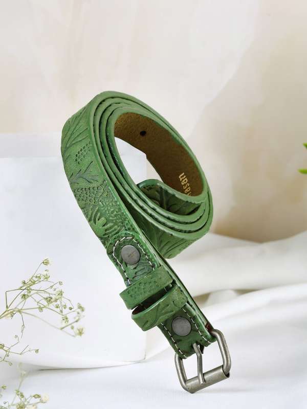 Women Green Belts Buy Women Green Belts online in India
