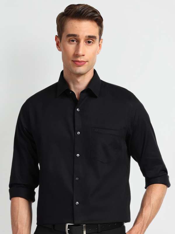 Men Formal Shirts 1 Jet Black Fs Buy Men Formal Shirts 1 Jet Black Fs online in India