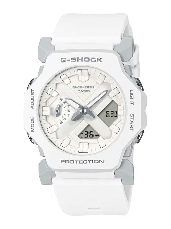 White g shock mens watch 2025