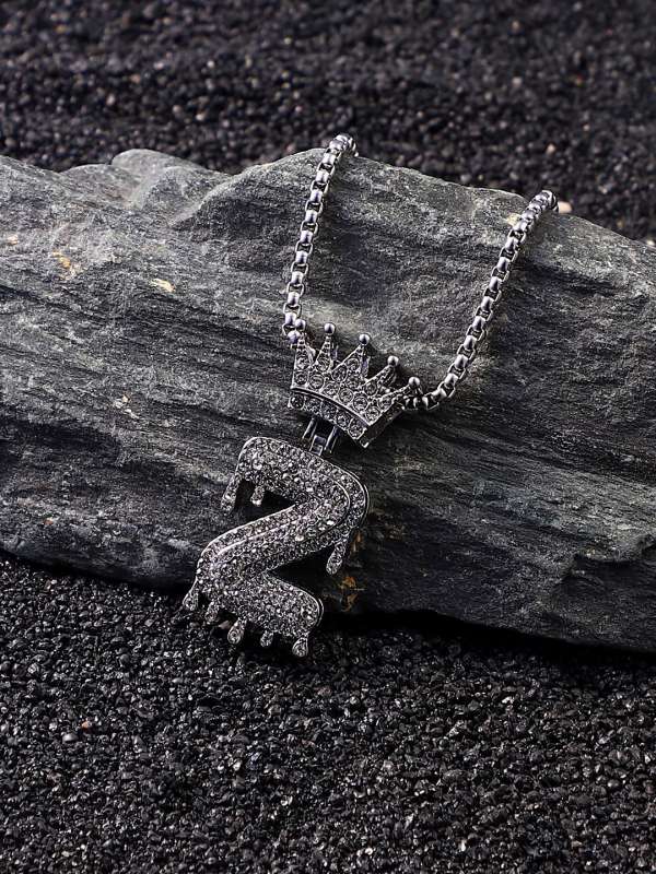 Silver Stone Pendant Buy Silver Stone Pendant online in India