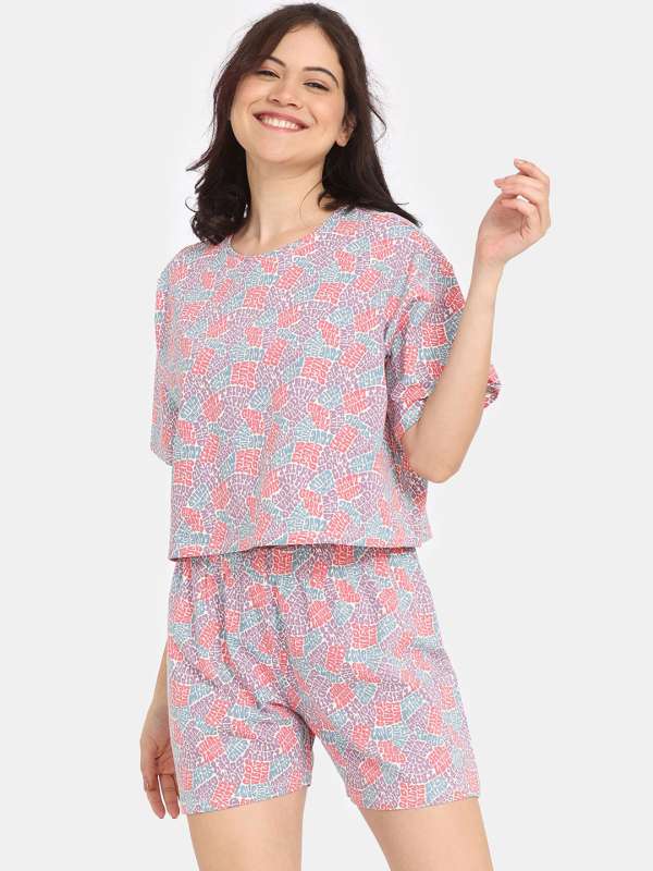 Zivame night suits for ladies online