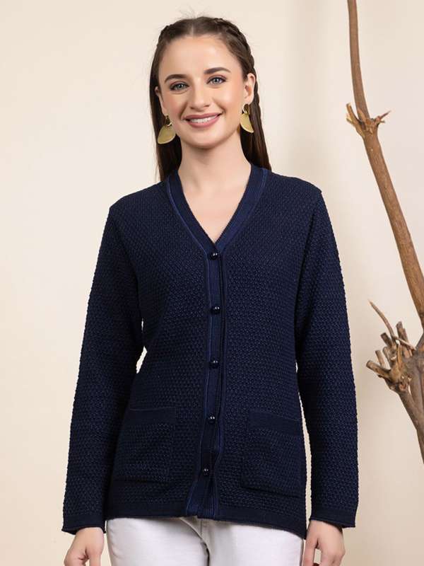 Navy blue pullover women's on sale