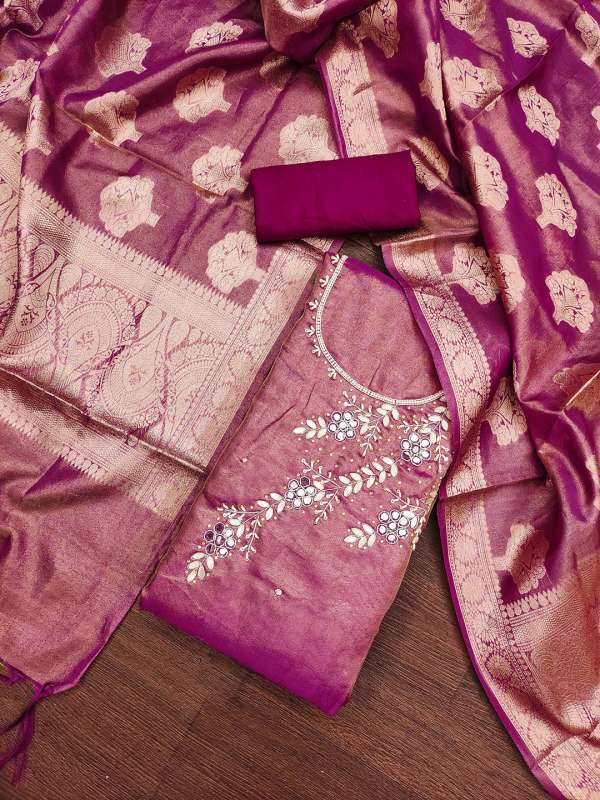 Mirror Work Dress Material Buy Mirror Work Dress Material online in India