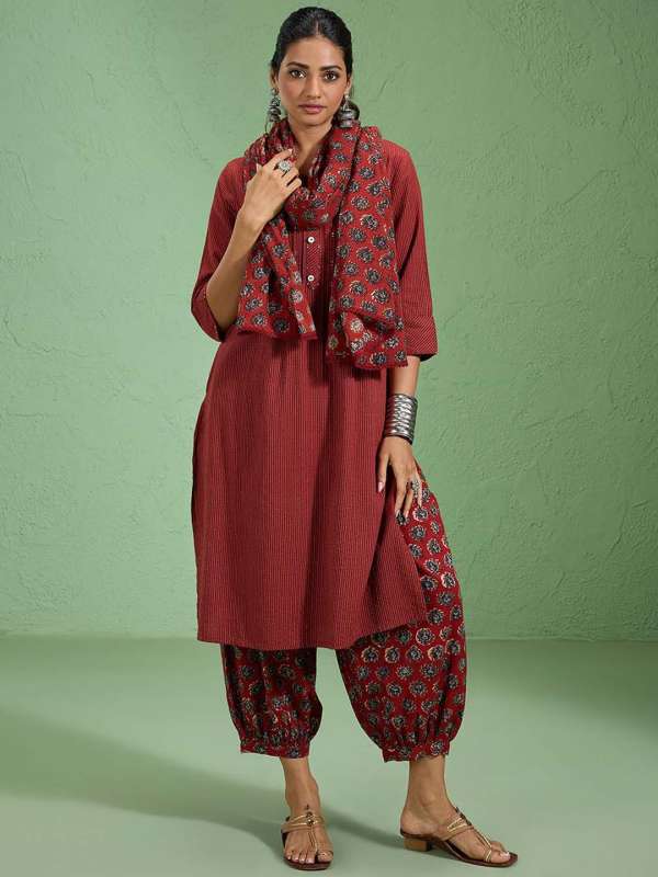 Myntra stitched suits cheap