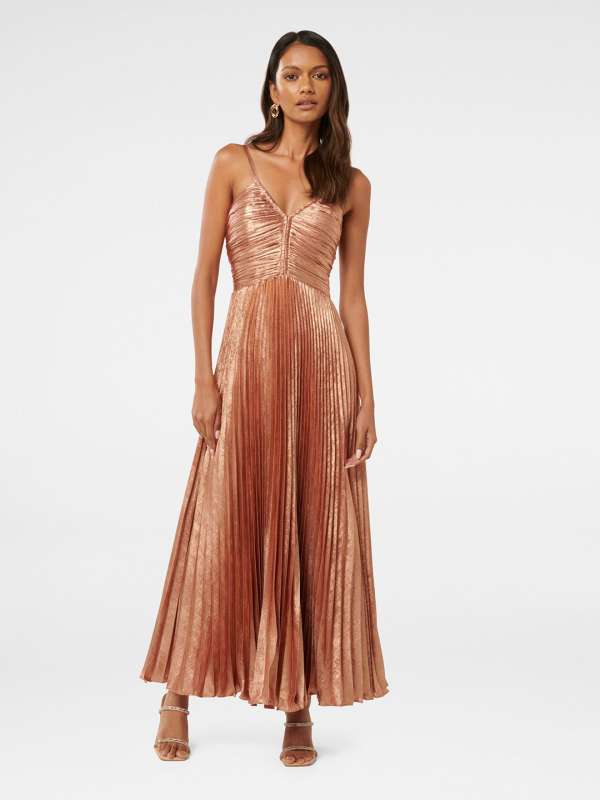 Forever New Peach Coloured Solid Shift Dress Buy Forever New Peach Coloured Solid Shift Dress online in India