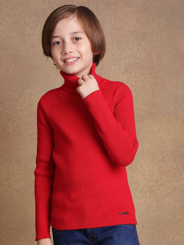 Red turtleneck boys cheap