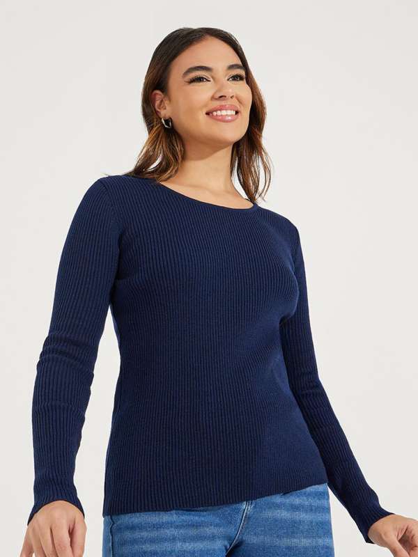 Calvin klein round neck sweaters on sale