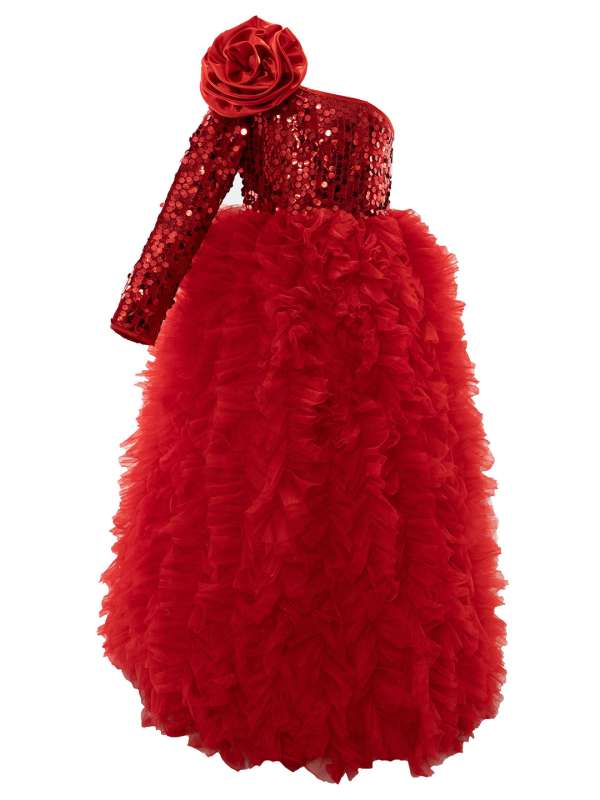 Pink wings party gown on sale
