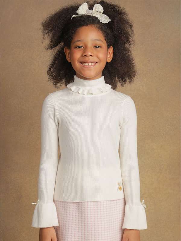 Girls Turtle Neck Sweaters Buy Girls Turtle Neck Sweaters online in India