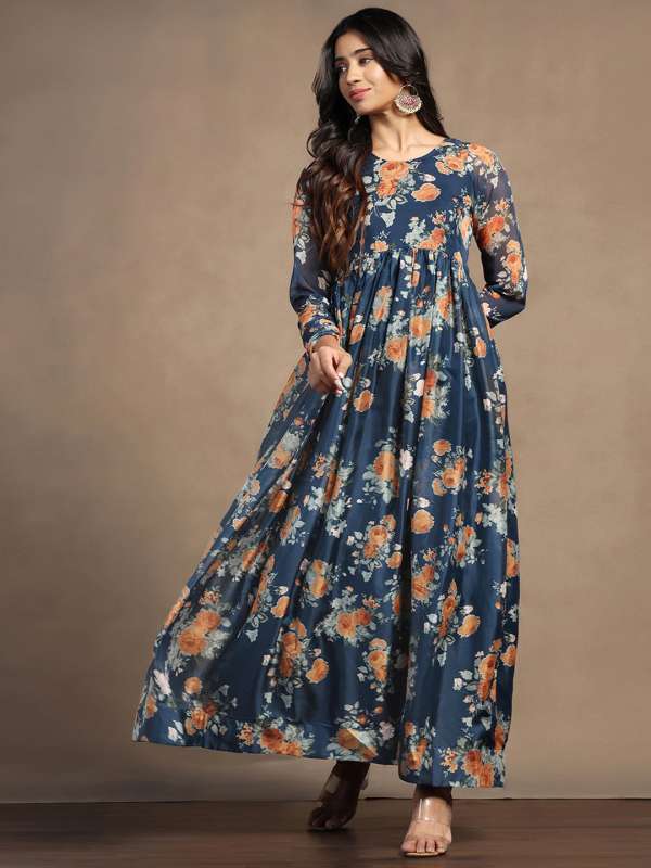 Myntra maxi dress under 800 hotsell