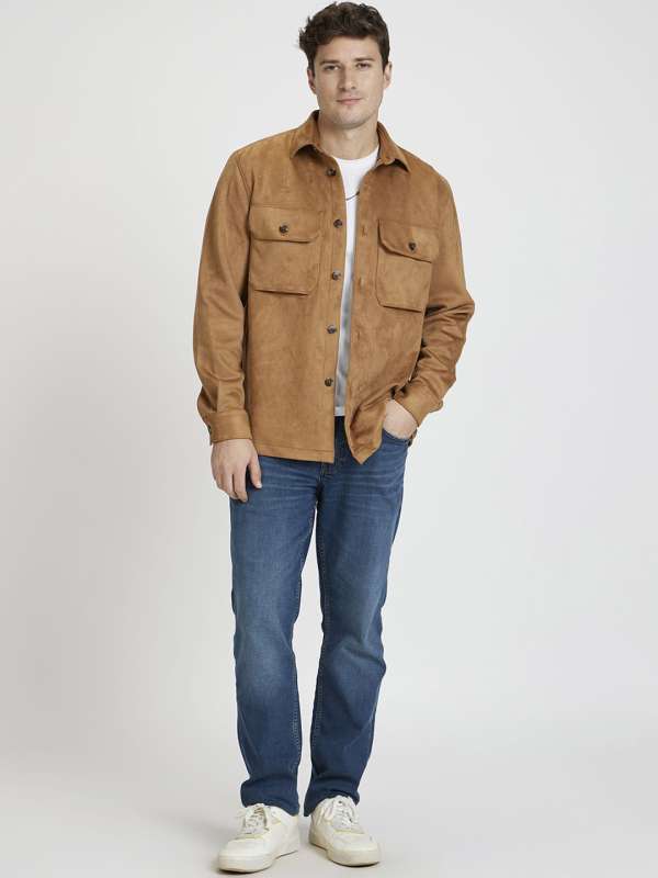 Brown Men Jackets Zobello Buy Brown Men Jackets Zobello online in India