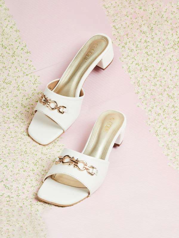 Broad Heels Sandals Buy Broad Heels Sandals online in India