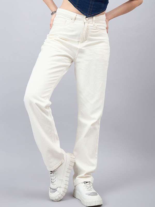 Buy white jeans womens cheap