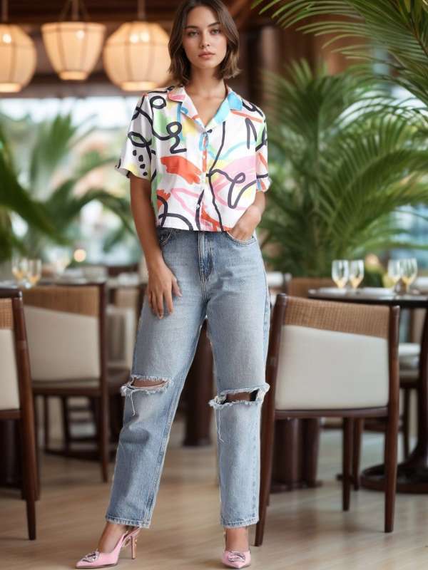 Women Short Tops Shirts Buy Women Short Tops Shirts online in India
