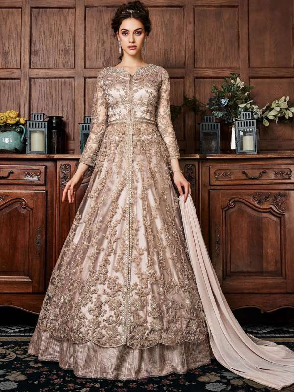 Net frock suit on sale