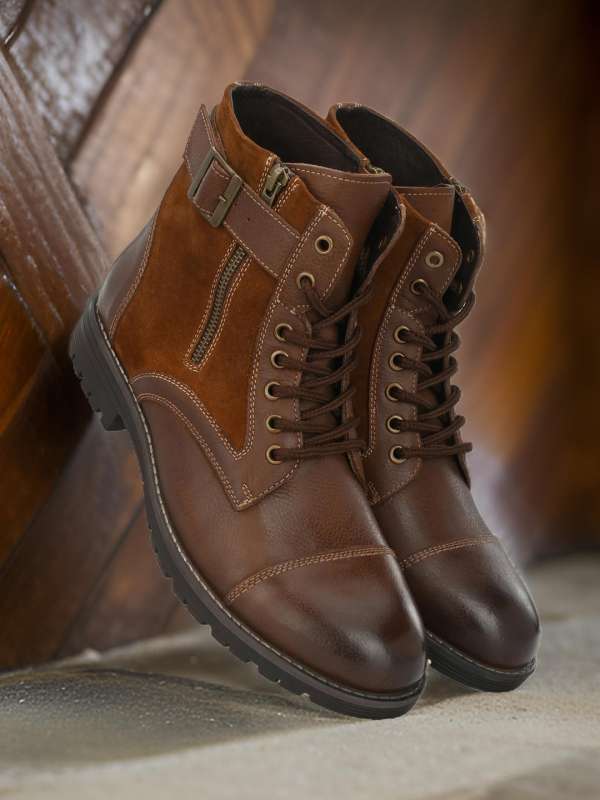 Myntra boots for mens clearance