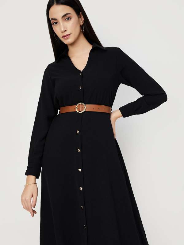 Solid Black Belt Belts Dresses Buy Solid Black Belt Belts Dresses online in India