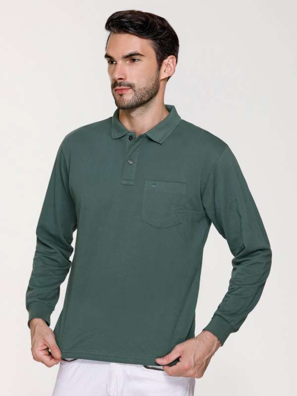 Full sleeves collar t-shirt online india store