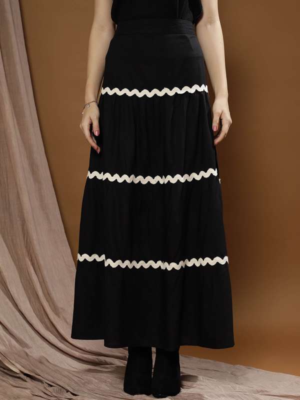 Forever 21 Black Flared Pleated Skirt 8924385.htm Buy Forever 21 Black Flared Pleated Skirt 8924385.htm online in India