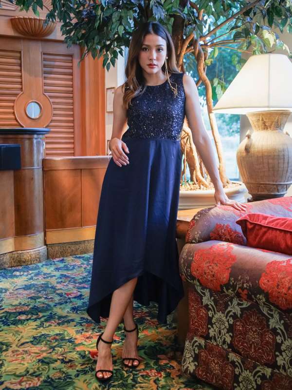 Zink london blue dress new arrivals