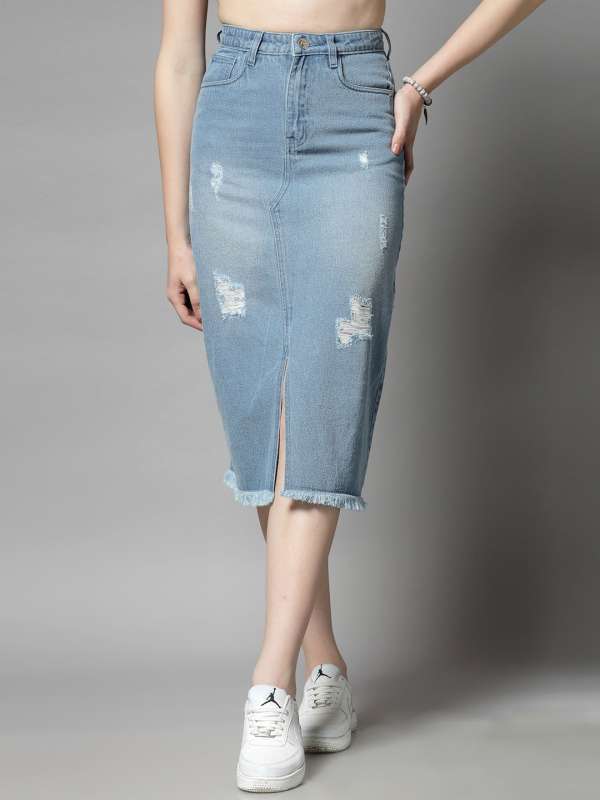 Denim Skirt Buy Denim Skirt online in India