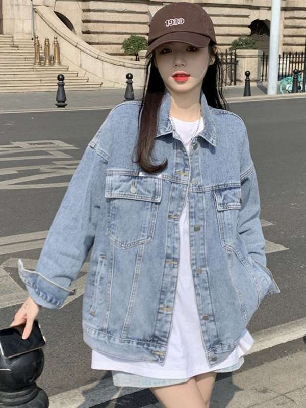 Ladies jeans top jacket hot sale