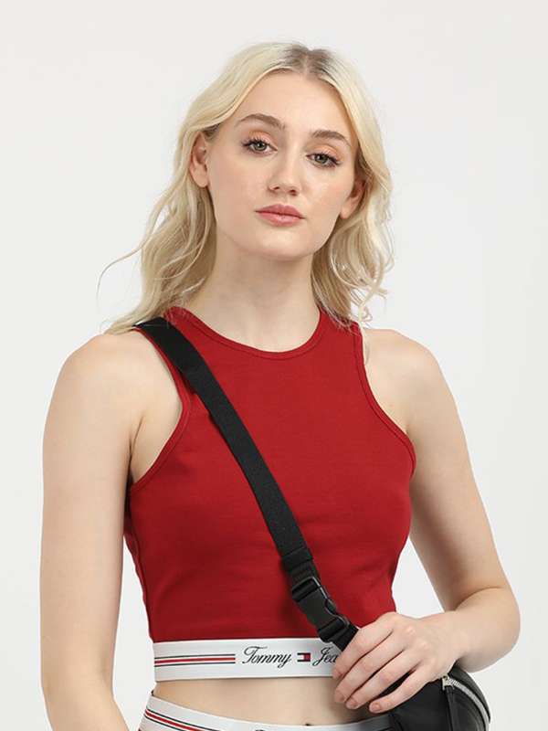 Tommy Hilfiger Red Casual Top Buy Tommy Hilfiger Red Casual Top online in India